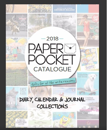 Paper Pocket 2018 Calendar and Diary range