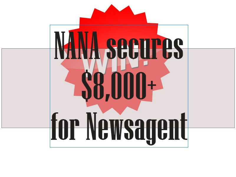 NANA secures $8,000+ for Newsagent