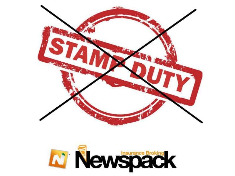 Stamp Duty Exemptions available to Newspack Insurance Broking policy