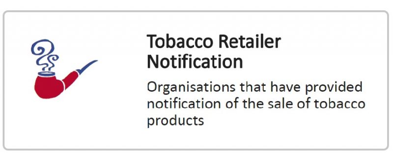 Tobacco retailer notification changes