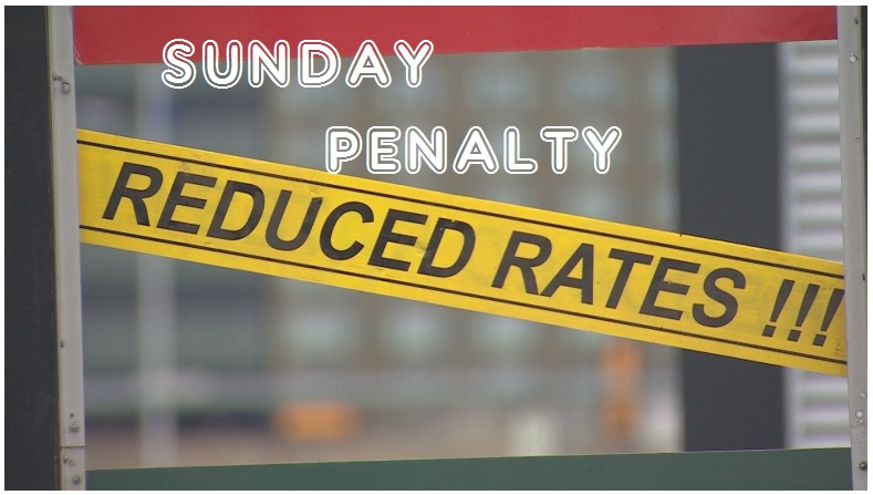 Sunday penalty rates to reduce from 1 July 2018