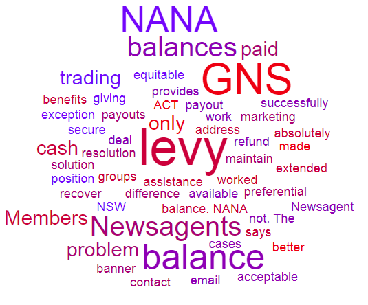 More success on GNS levy balances