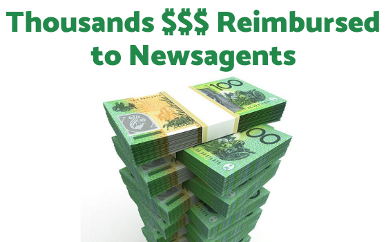 Reviews of News Corp Australia accounts results in $thousands reimbursed to Newsagents