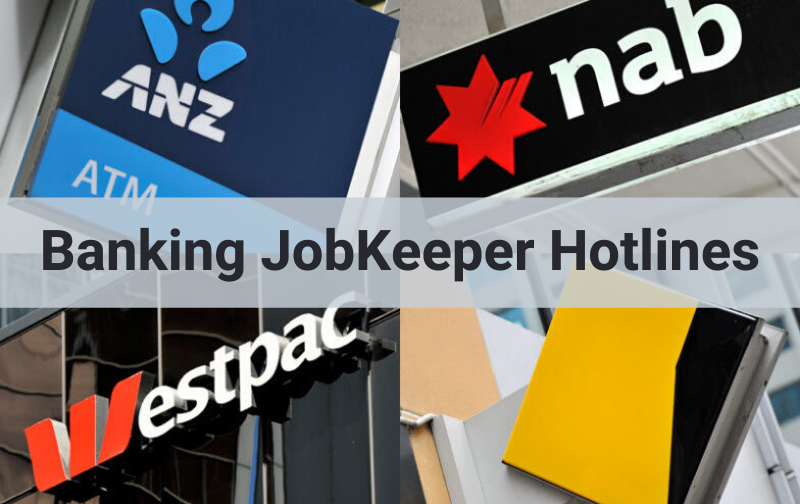 Big 4 bank JobKeeper hotlines