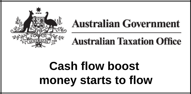 Cash flow boost money starts to flow