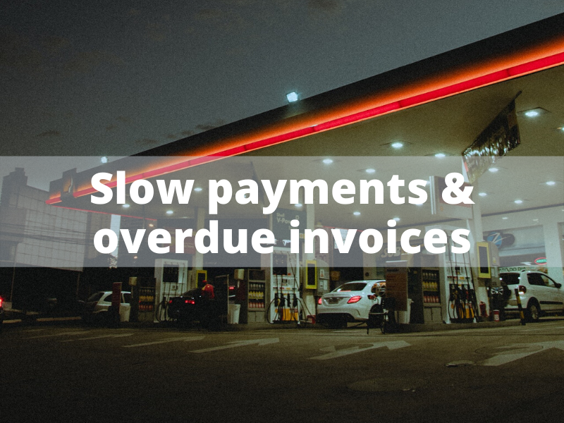 More cases of service stations slow payments