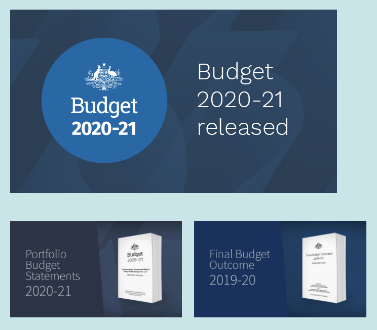 Treasury Web Site has full Budget Details