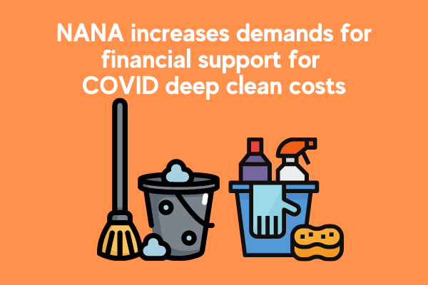 NANA ups demands for financial support for COVID deep clean costs