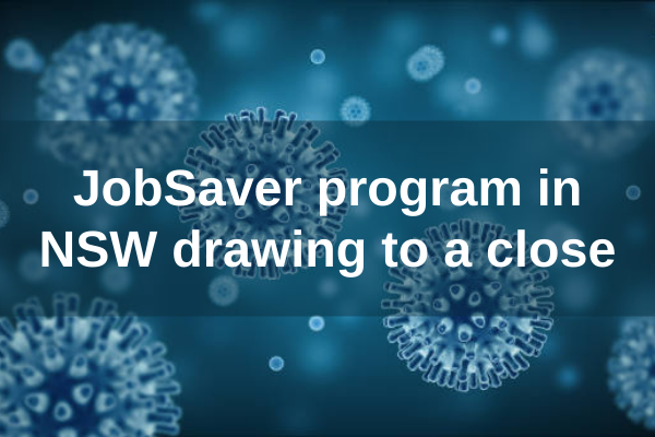 JobSaver program in NSW drawing to a close